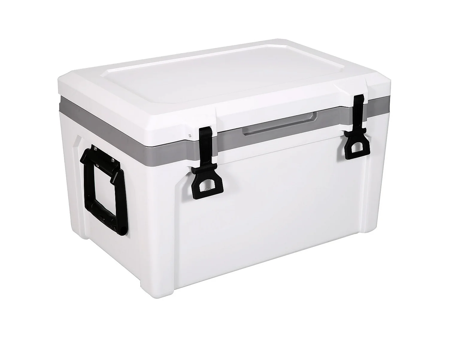 Glacière SucceBuy Glacière Rigide de 52 Litres, Glacière Portable Isolée Pouvant Contenir 50 Canettes