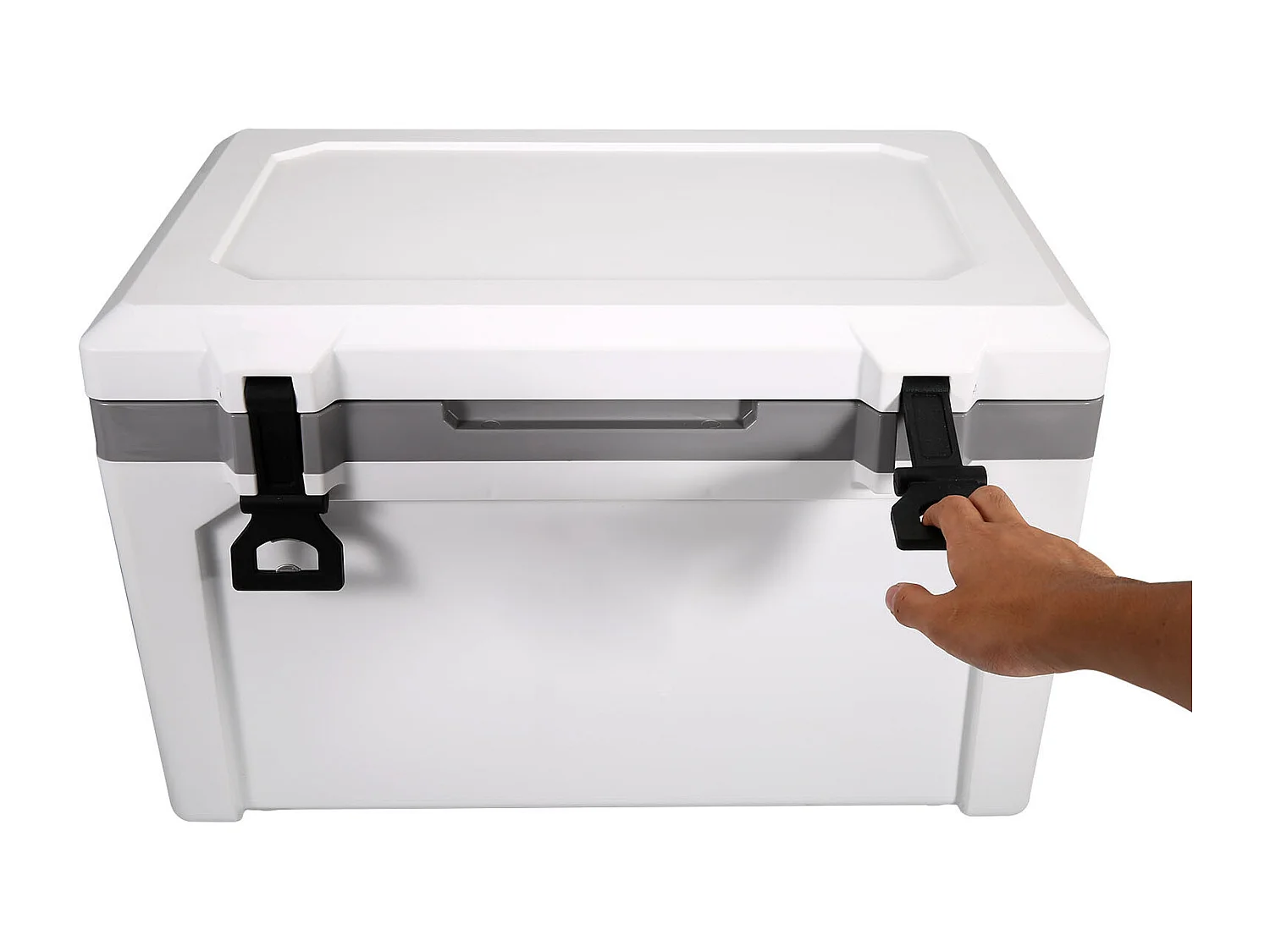 Glacière SucceBuy Glacière Rigide de 52 Litres, Glacière Portable Isolée Pouvant Contenir 50 Canettes