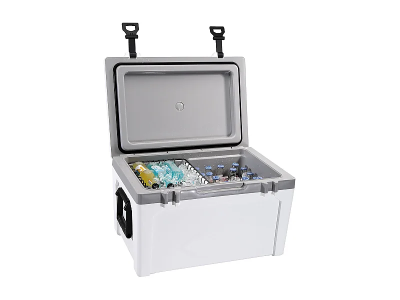 Glacière SucceBuy Glacière Rigide de 52 Litres, Glacière Portable Isolée Pouvant Contenir 50 Canettes