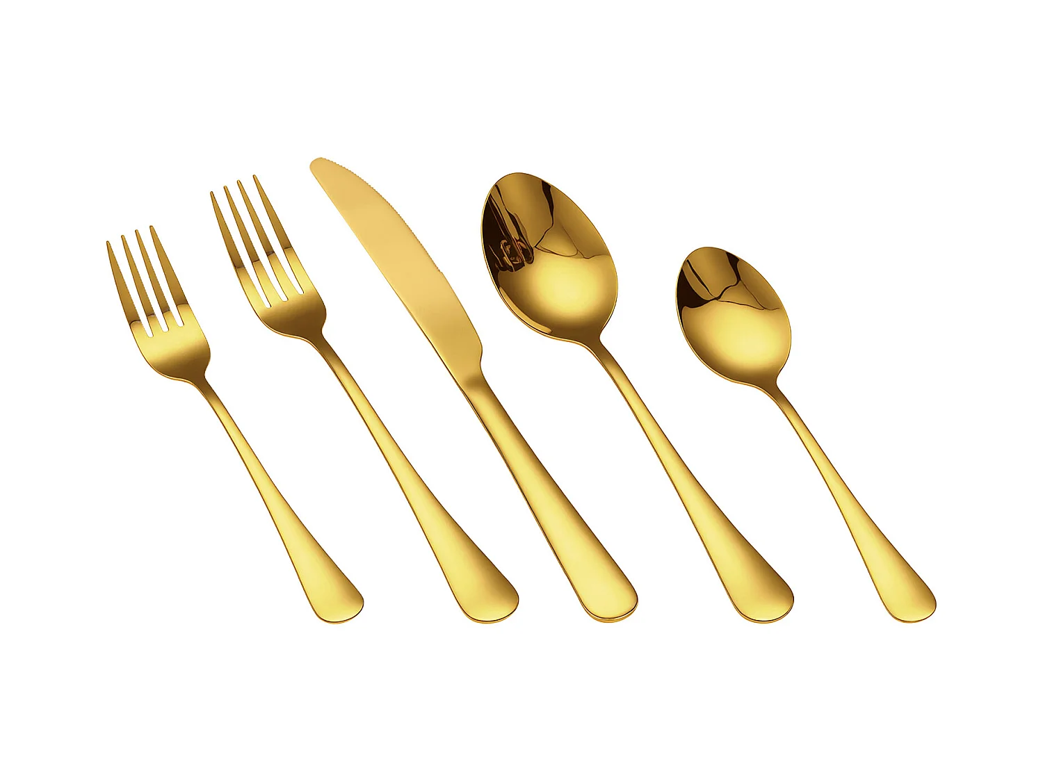 Ensemble de Couverts SucceBuy Ensemble de Couverts en Acier Inoxydable 60 Pièces, Couverts pour 12 Personnes, Cuisine.