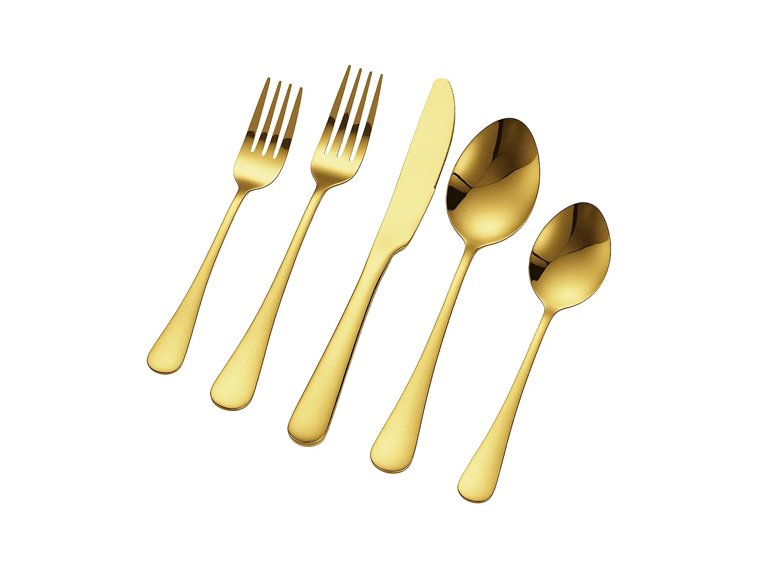 Ensemble de Couverts SucceBuy Ensemble de Couverts en Acier Inoxydable 60 Pièces, Couverts pour 12 Personnes, Cuisine.