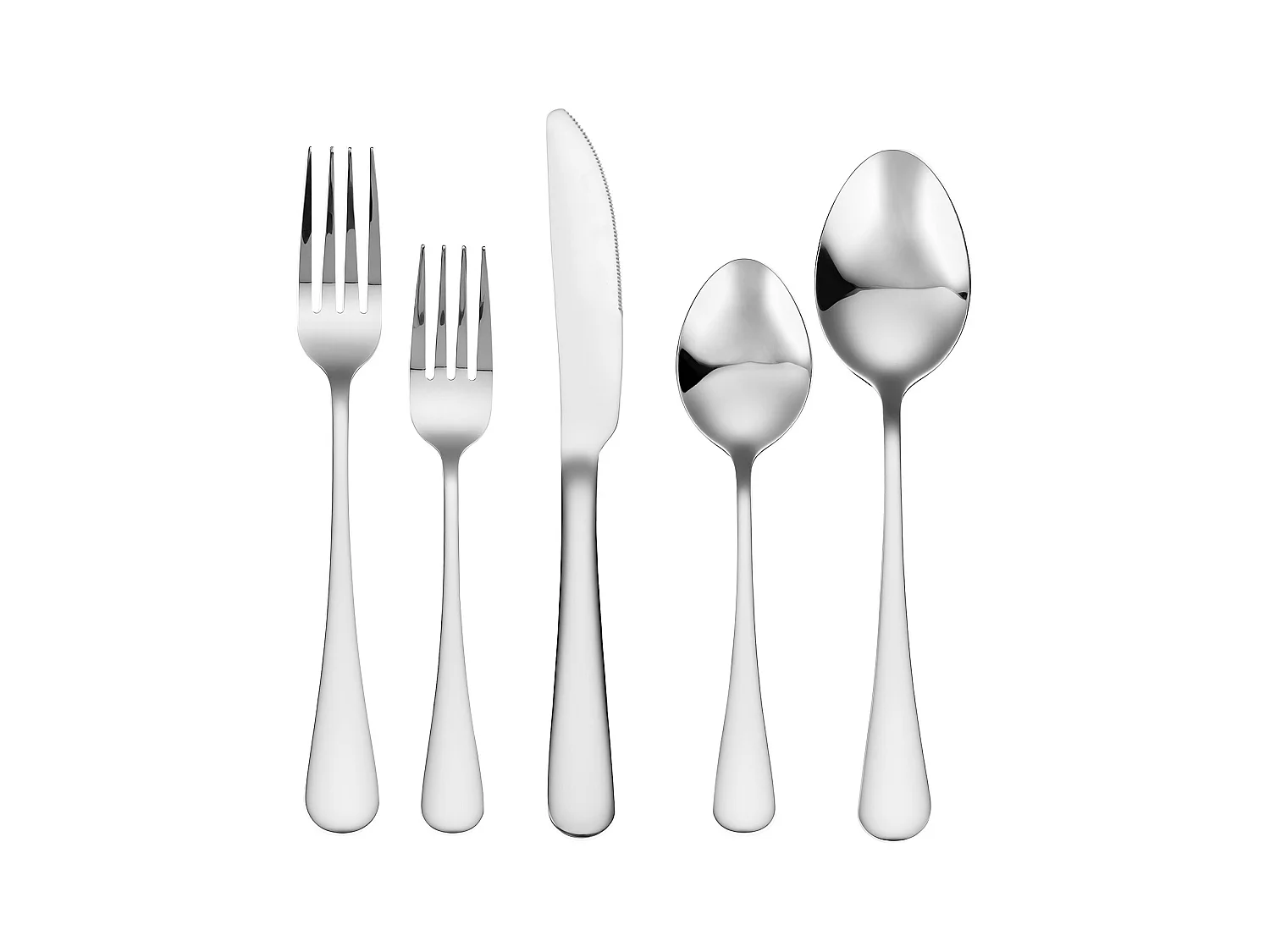 Ensemble de Couverts SucceBuy Ménagère 30 Pièces en Acier Inoxydable, Couverts pour 6 Personnes, Ustensiles de Cuisine.