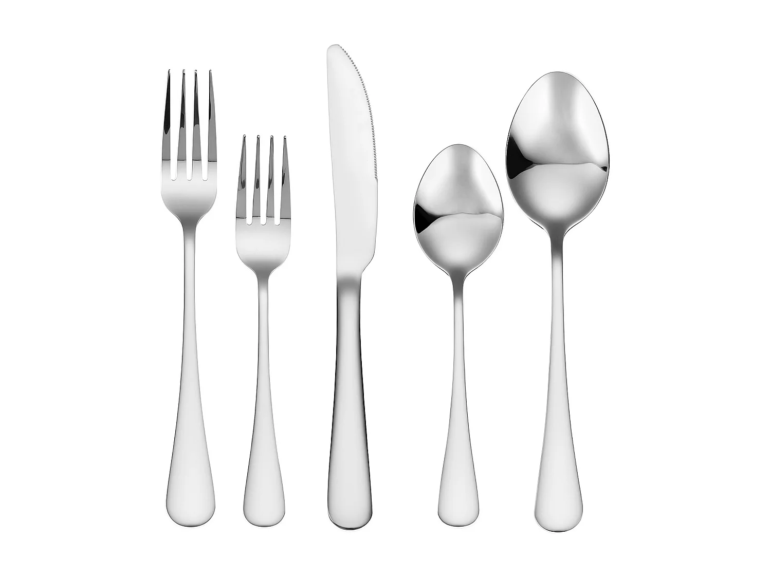 Ensemble de Couverts SucceBuy Ménagère 30 Pièces en Acier Inoxydable, Couverts pour 6 Personnes, Ustensiles de Cuisine.