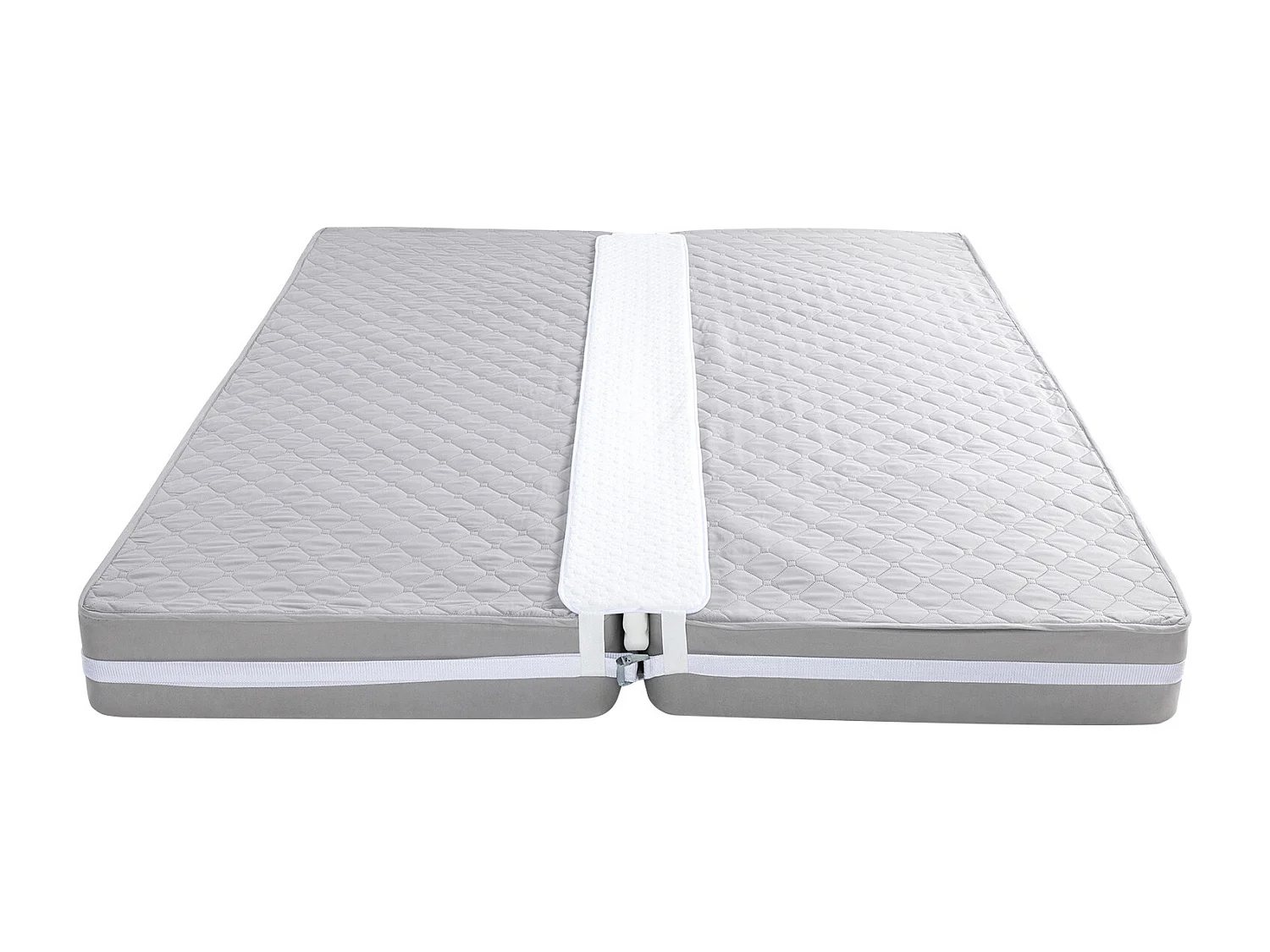 Ponte Letto 190.5 x 25.4 cm SucceBuy, Kit di Conversione Letto King Size con Anello in Metallo