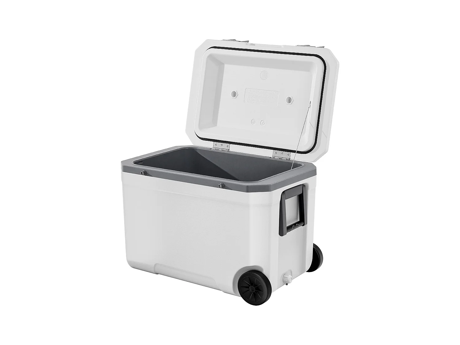 Glacière SucceBuy Glacière Portable 42,5 L avec Roulettes, Conception Isolée pour la Rétention de la Glace, Idéale pour les Pique-Niques