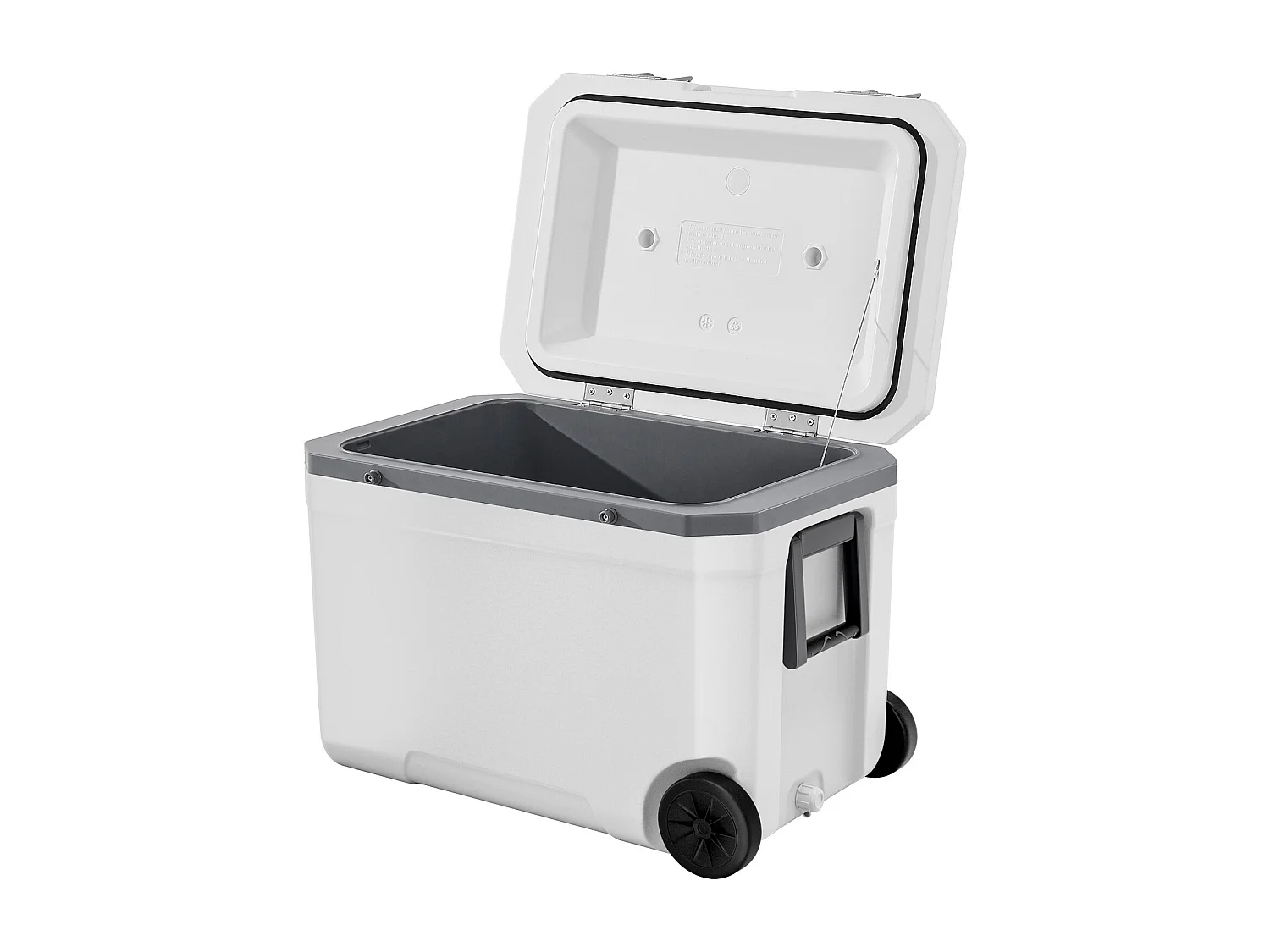 Glacière SucceBuy Glacière Portable 42,5 L avec Roulettes, Conception Isolée pour la Rétention de la Glace, Idéale pour les Pique-Niques