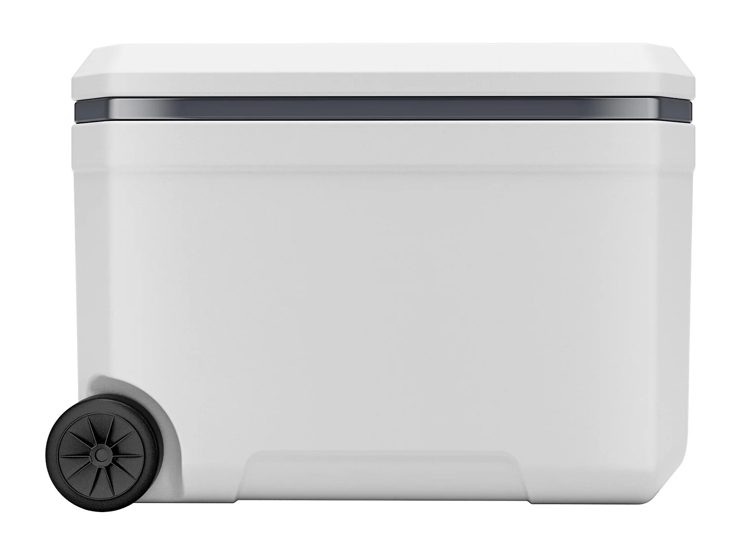 Glacière SucceBuy Glacière Portable 42,5 L avec Roulettes, Conception Isolée pour la Rétention de la Glace, Idéale pour les Pique-Niques