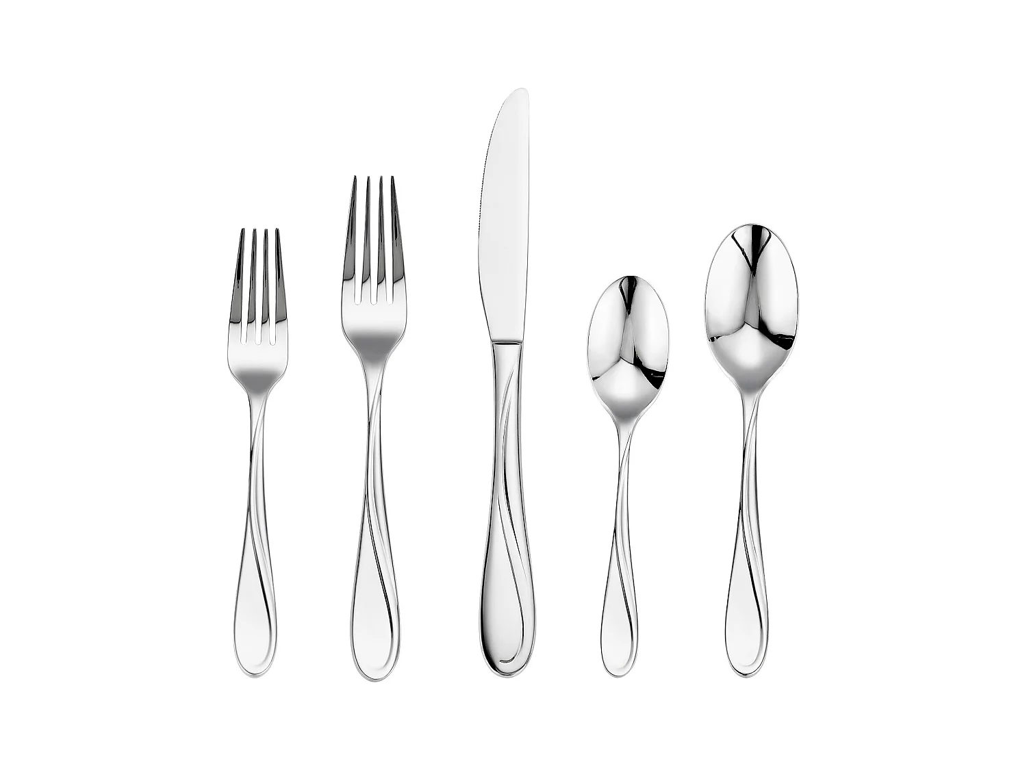 Ensemble de Couverts SucceBuy Ménagère 65 Pièces en Acier Inoxydable, Couverts pour 12 Personnes, Cuisine.