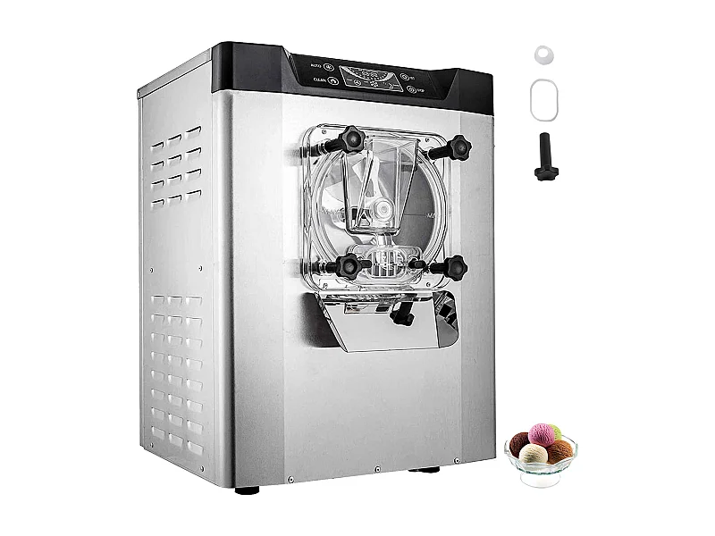 Handels-Hart-Eiscrem-Maschine SucceBuy, 16-20 britische Liter/Stunde, Eismaschine aus Edelstahl