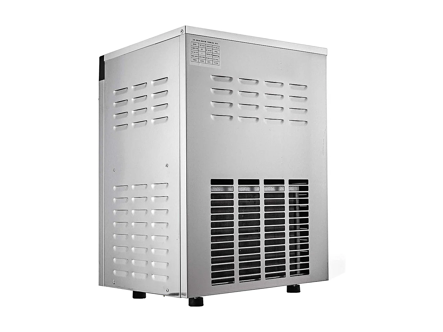 Machine à Crème Glacée SucceBuy dure Commerciale, 16-20L Britanniques/Heure, Acier Inoxydable