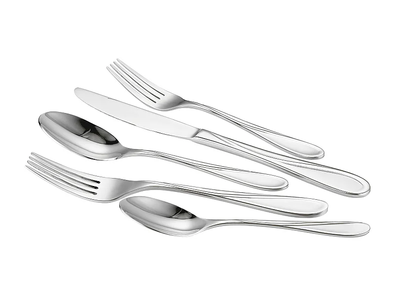 Zestaw Sztućców SucceBuy 45-Częściowy Zestaw Sztućców ze Stali Nierdzewnej, Serwis dla 8 Osób, Pzybory Kuchenne.