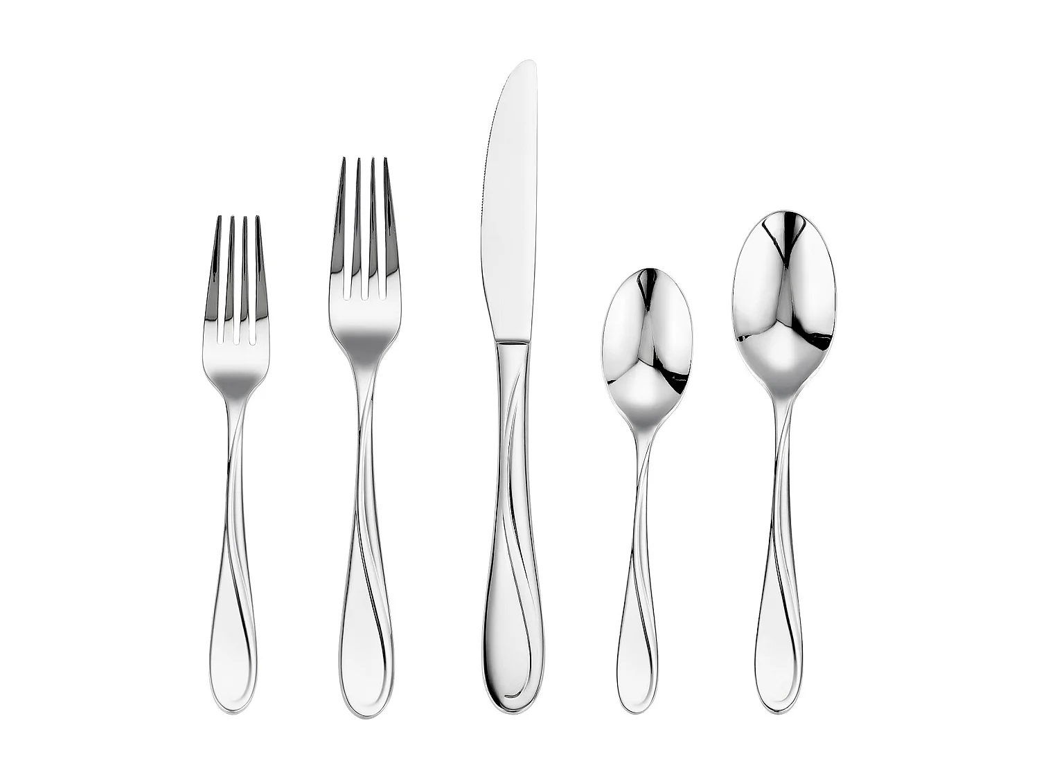 Ensemble de Couverts SucceBuy Ménagère 45 Pièces en Acier Inoxydable, Couverts pour 8 Personnes, Ustensiles de Cuisine.