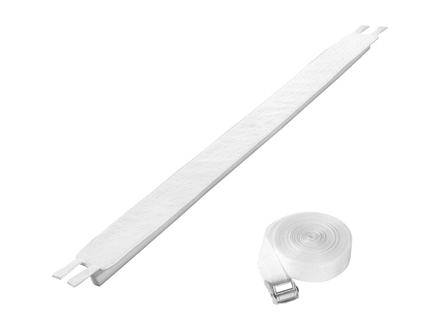 Bedbrug 190,5 x 20,32 cm SucceBuy, met Sterke Metaalring en Opbergzak, Vormgeheugenschuim 25D