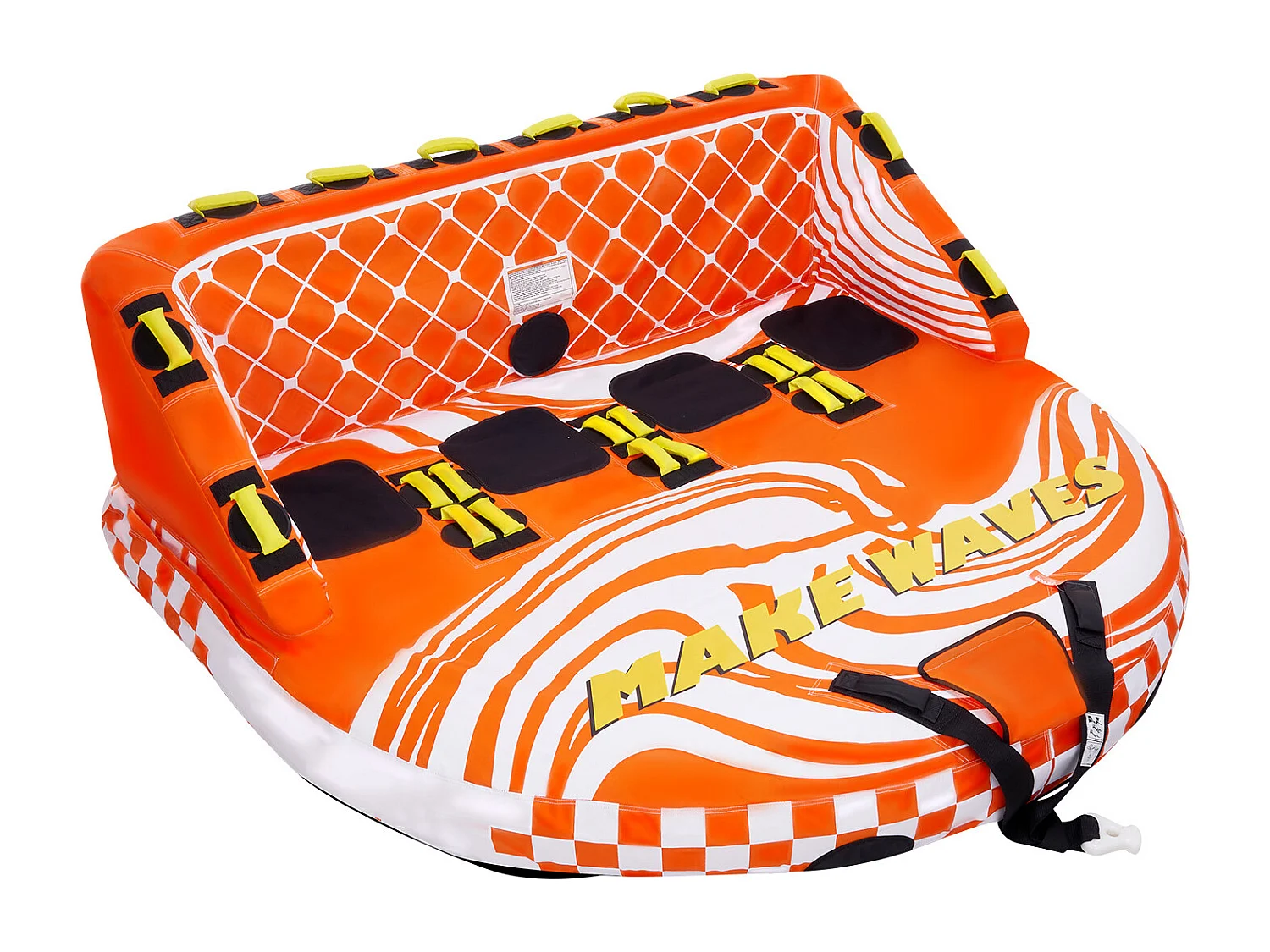 Bouée Tractée, SucceBuy Tube Tractable pour la Navigation de Plaisance, Tube Tractable Gonflable pour Sports Nautiques pour 1 à 4 Passagers