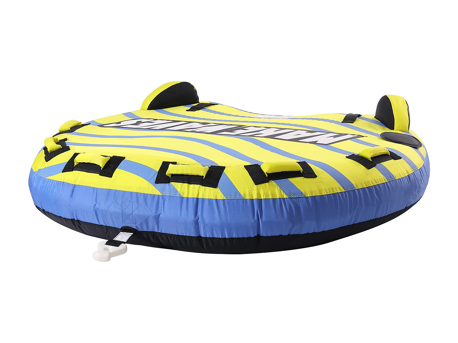 Bouée Tractée, SucceBuy Chambre à Air Tractable pour 1 à 3 Passagers, Gonflable, 231 kg, Housse en Nylon, Poignées EVA