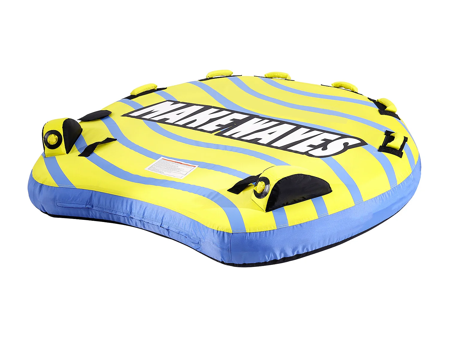 Bouée Tractée, SucceBuy Chambre à Air Tractable pour 1 à 3 Passagers, Gonflable, 231 kg, Housse en Nylon, Poignées EVA