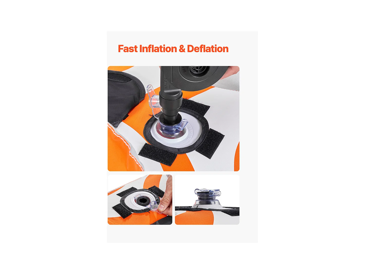 Bouée Tractée, SucceBuy Tubes Tractables pour la Navigation de Plaisance, Bouées Tractables Gonflables pour 2 Personnes avec 2 Cockpits