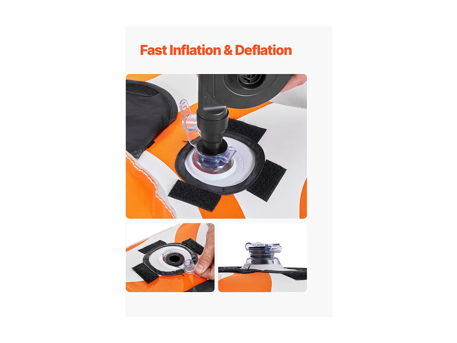 Gommoni Trainabili, SucceBuy Gommoni Trainabili per la Nautica, Gommoni Trainabili Gonfiabili per 2 Persone con 2 Cabine di Pilotaggio