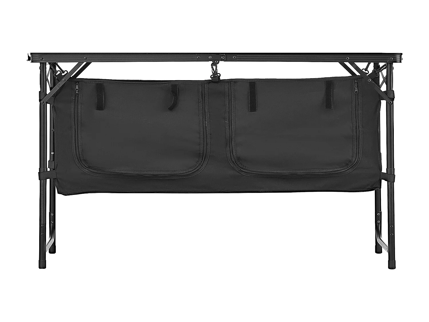 SucceBuy Table de Cuisine de Camping, Cuisine de Camping, Station de Cuisson Portable Pliable avec Rangement