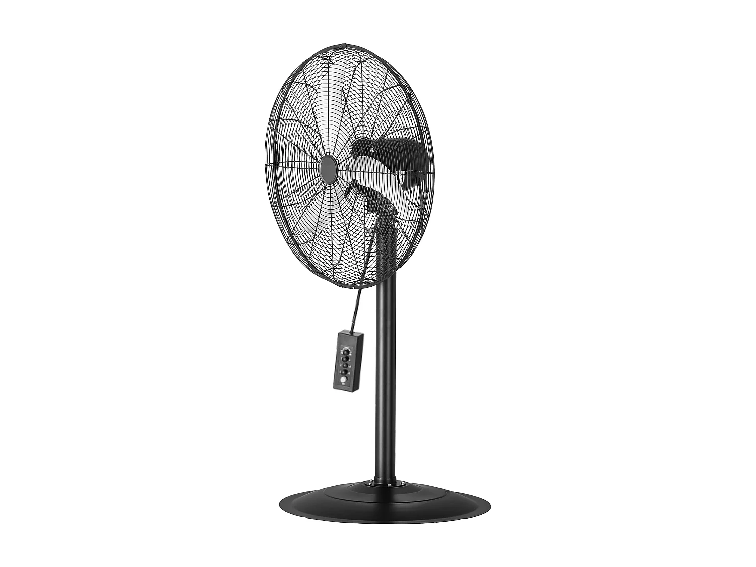 Ventilateur SucceBuy sur Piédestal Industriel 61CM SucceBuy-Oscillant à 3 Vitesses, Réglable en Hauteur