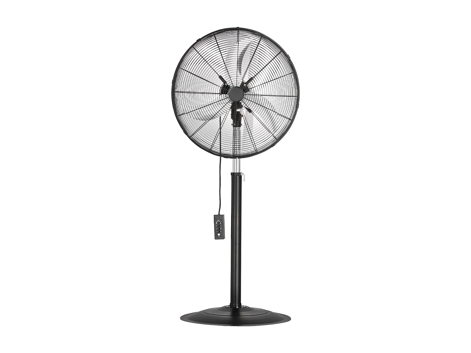 Ventilateur SucceBuy sur Piédestal Industriel 61CM SucceBuy-Oscillant à 3 Vitesses, Réglable en Hauteur