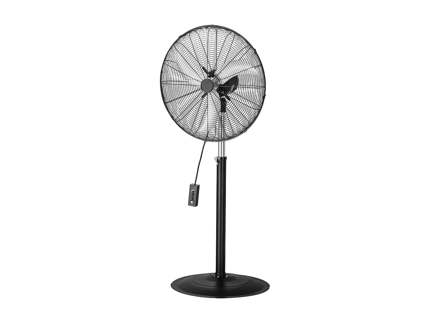 Ventilateur SucceBuy sur Piédestal Industriel 61CM SucceBuy-Oscillant à 3 Vitesses, Réglable en Hauteur