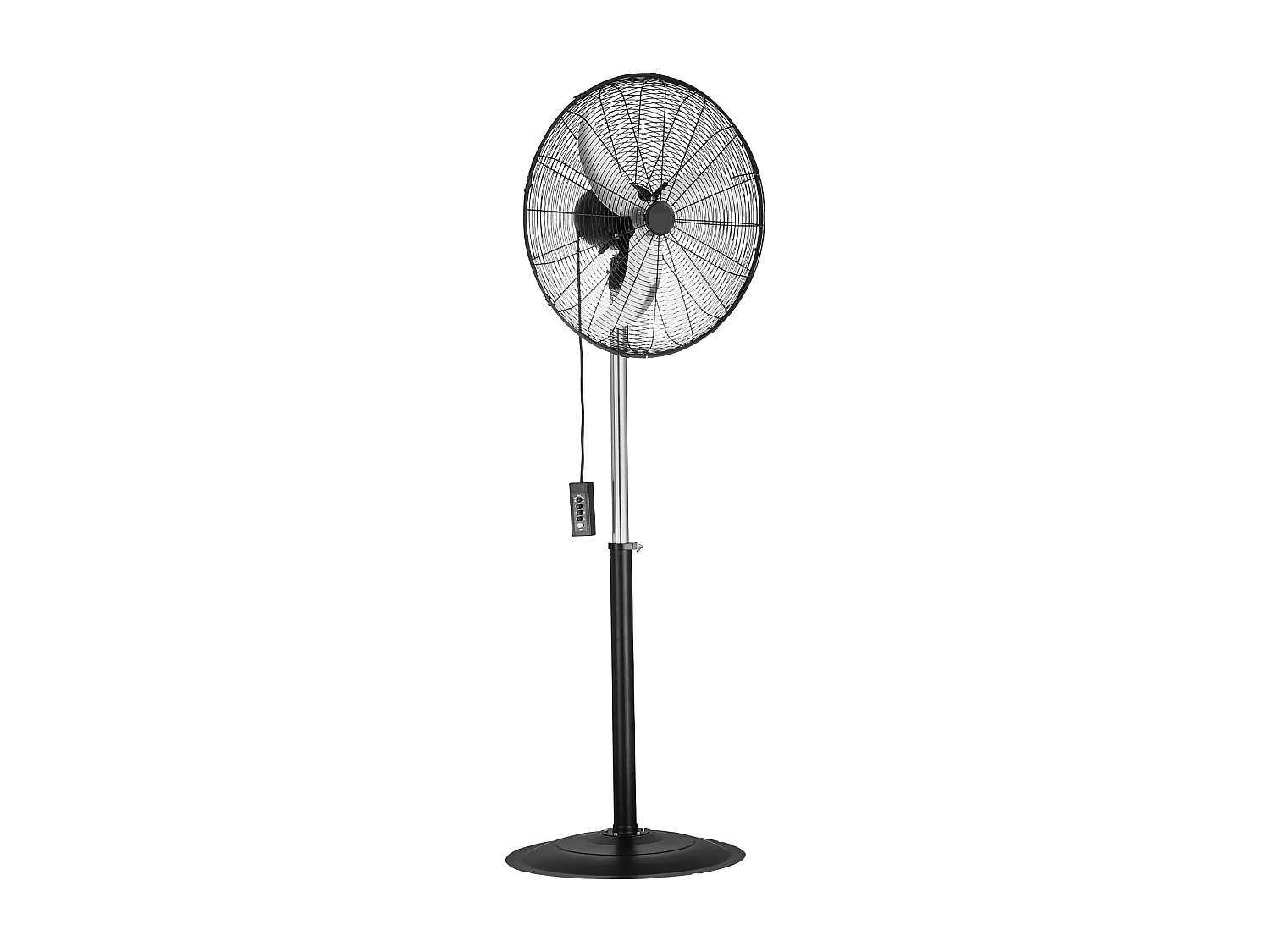 Ventilateur SucceBuy sur Piédestal Industriel 61CM SucceBuy-Oscillant à 3 Vitesses, Réglable en Hauteur
