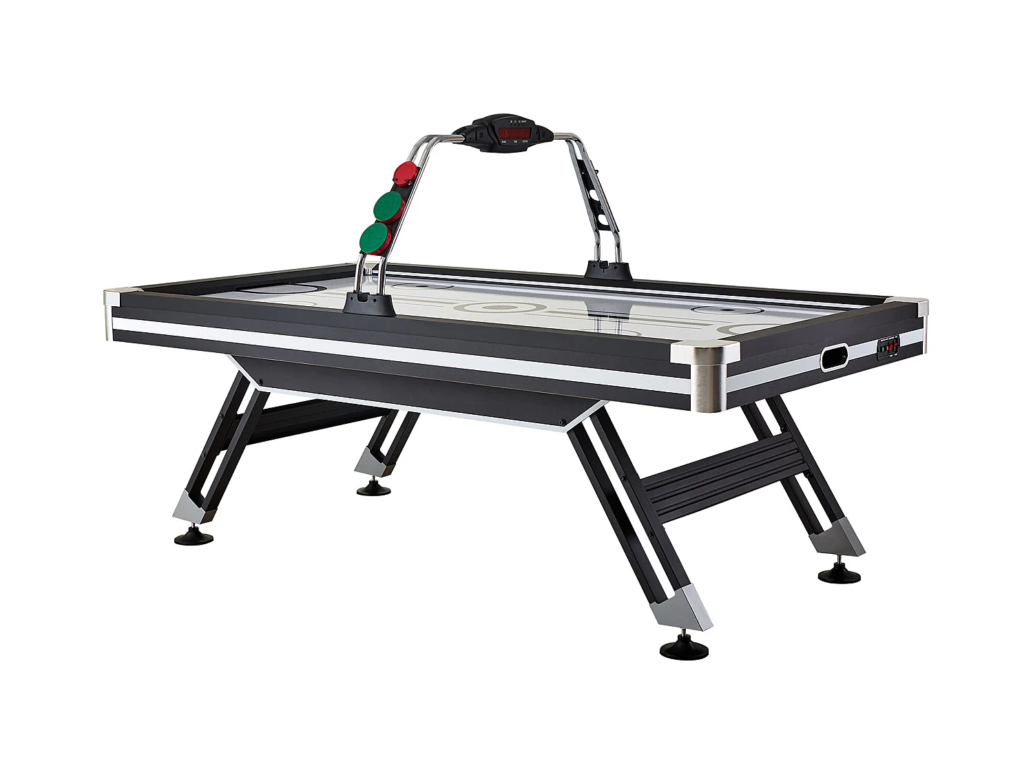 Table de Air Hockey, SucceBuy Table d'Air Hockey avec Score LED, Accessoires Inclus