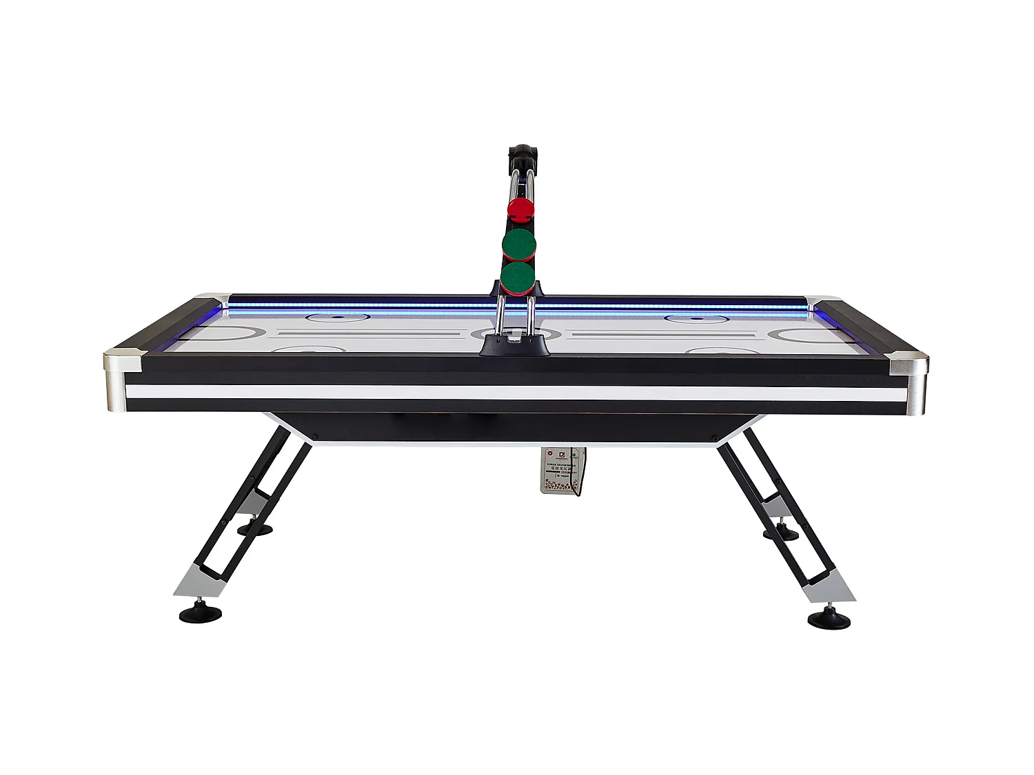 Table de Air Hockey, SucceBuy Table d'Air Hockey avec Score LED, Accessoires Inclus