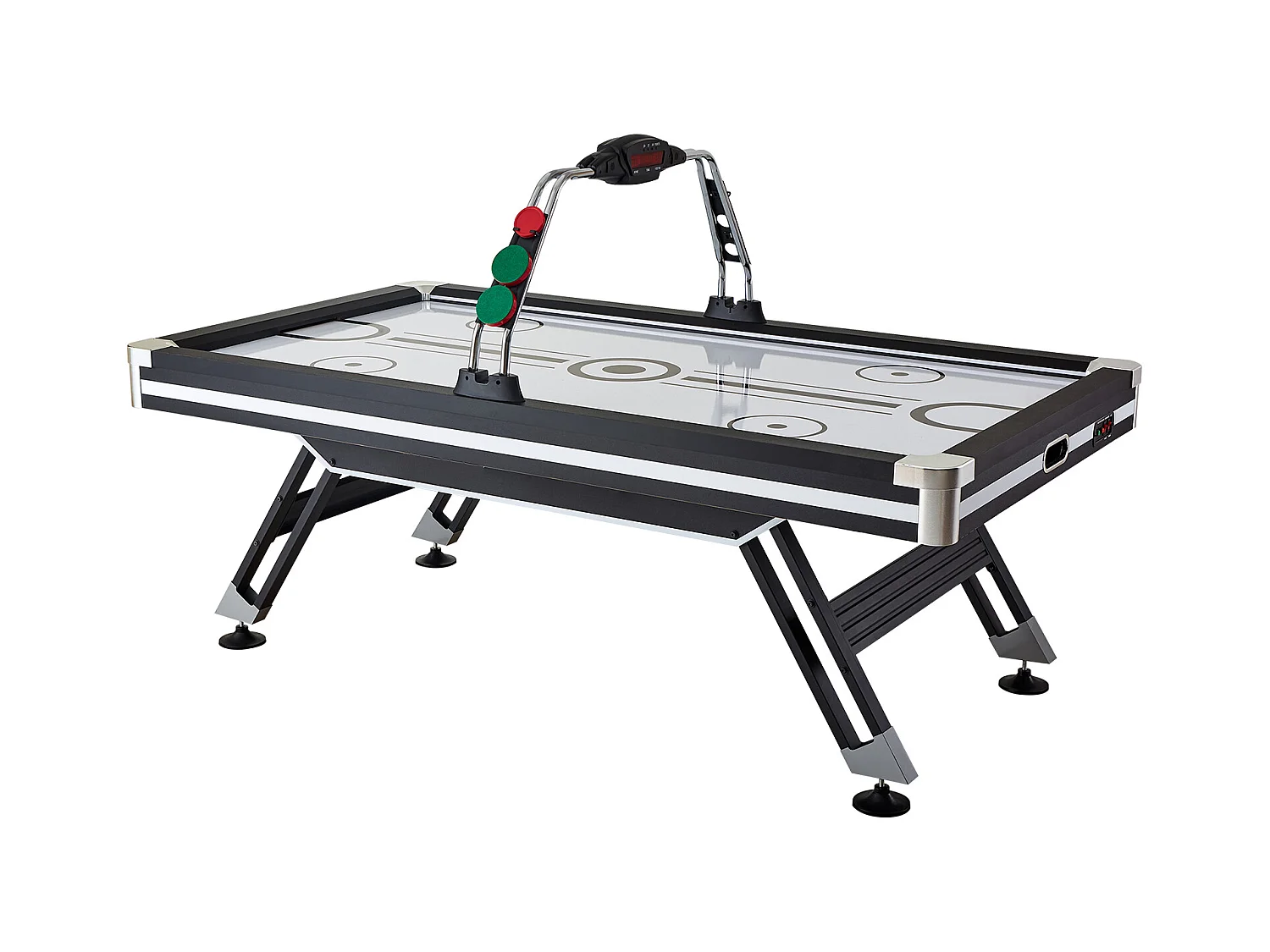 Table de Air Hockey, SucceBuy Table d'Air Hockey avec Score LED, Accessoires Inclus