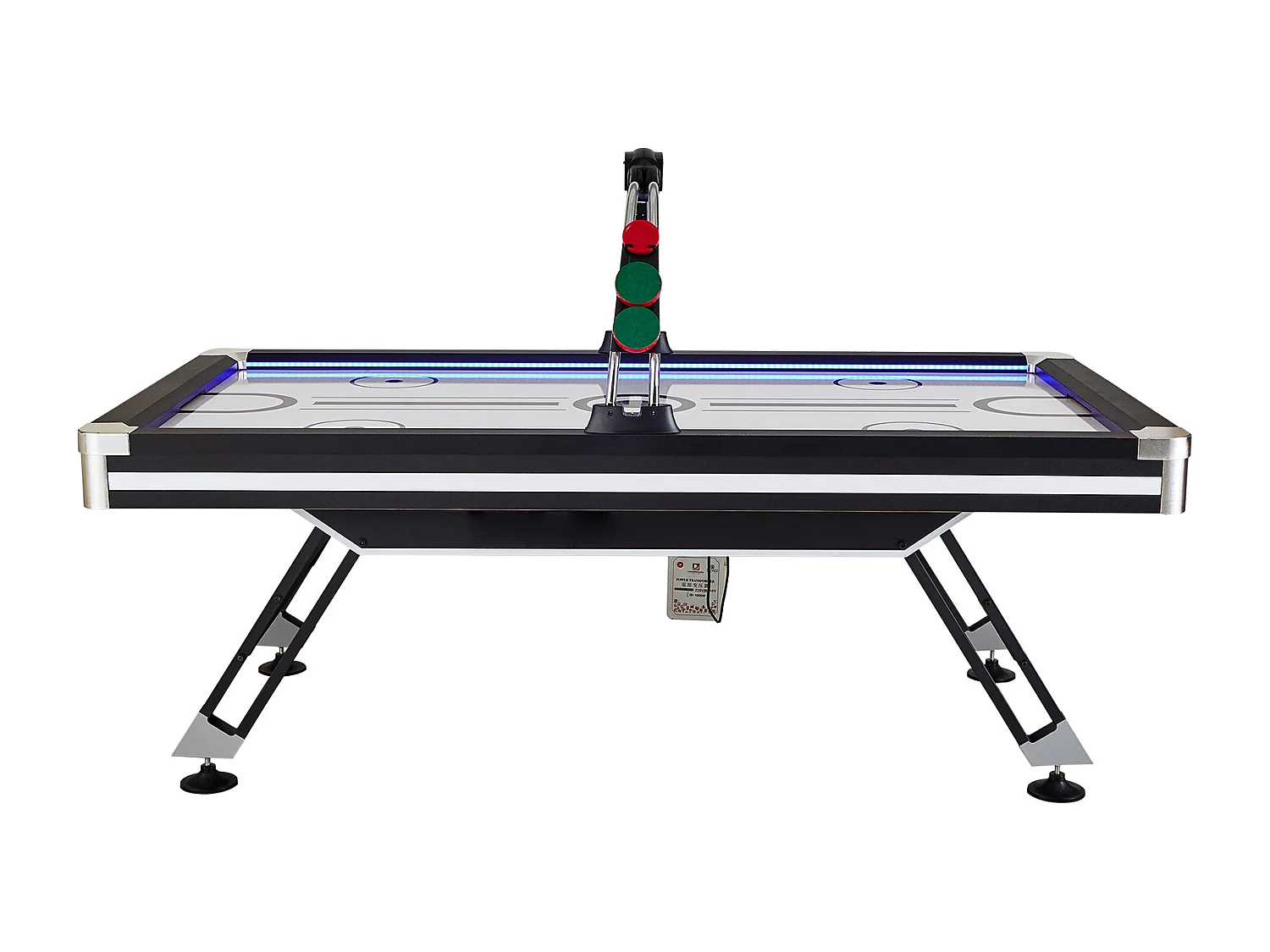 Table de Air Hockey, SucceBuy Table d'Air Hockey avec Score LED, Accessoires Inclus