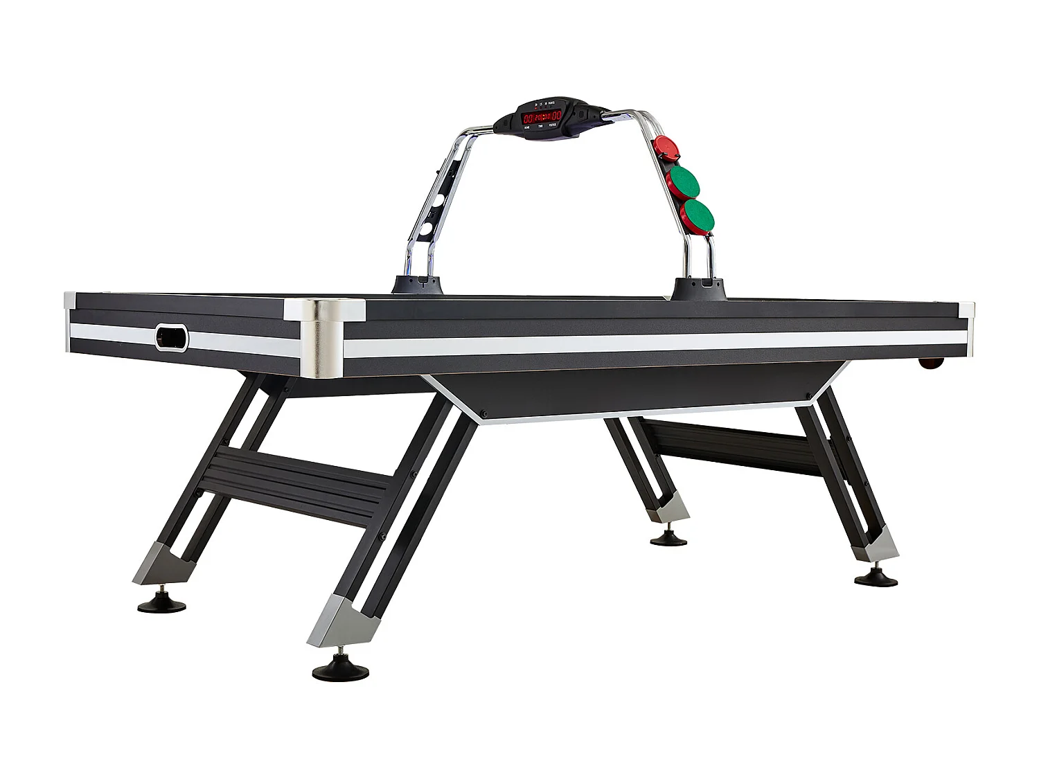 Table de Air Hockey, SucceBuy Table d'Air Hockey avec Score LED, Accessoires Inclus