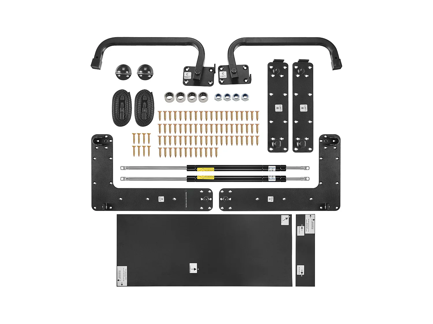 Kit de Lit Escamotable SucceBuy, Queen Size, Matériel de Lit Mural Vertical à Monter Soi-Même, Pliable