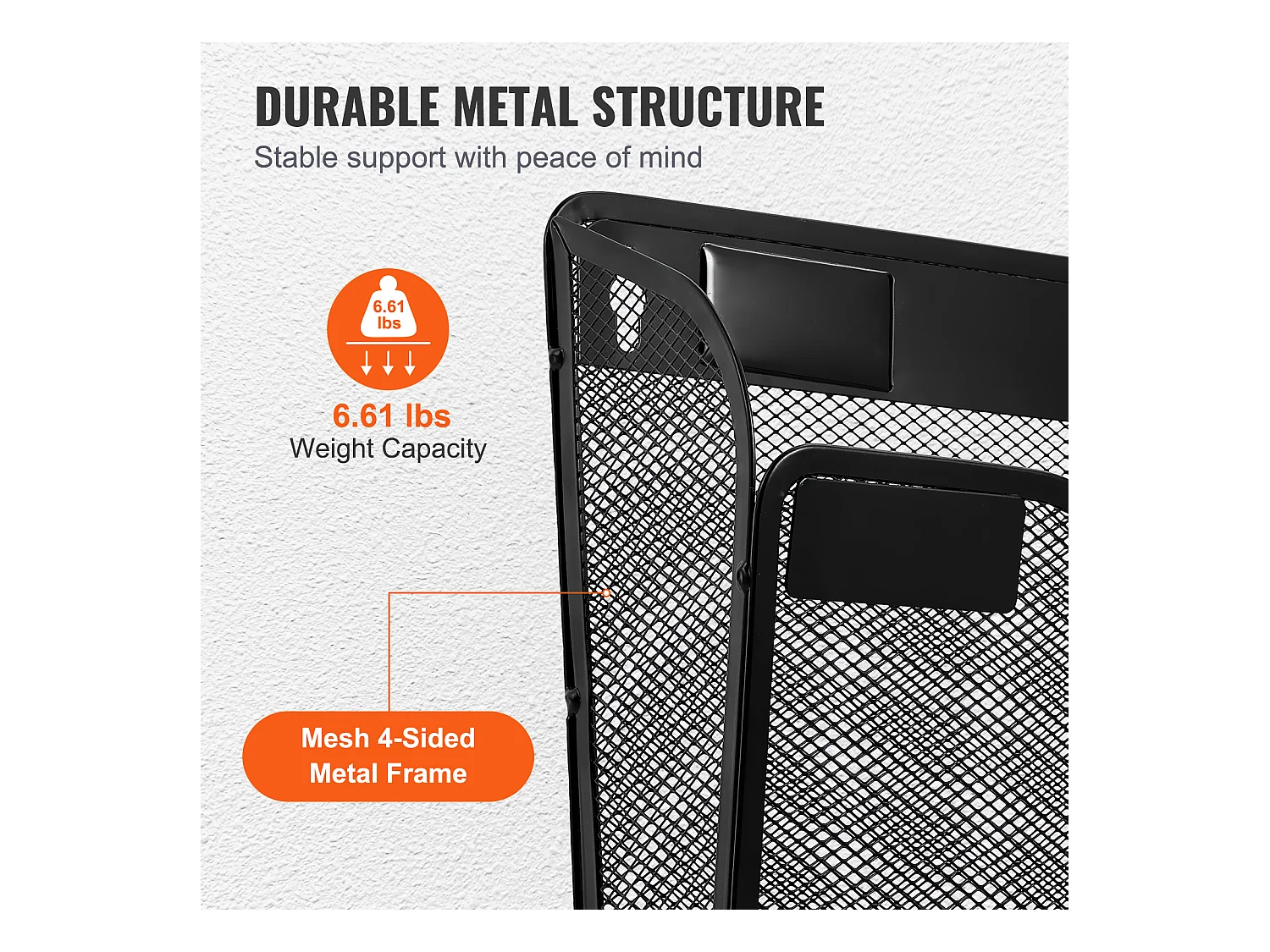 Suporte Mural SucceBuy Portaarquivos Mural, Portaarquivos em Malha, 6 Peças 1 Bolsa, para Escritório e Escola