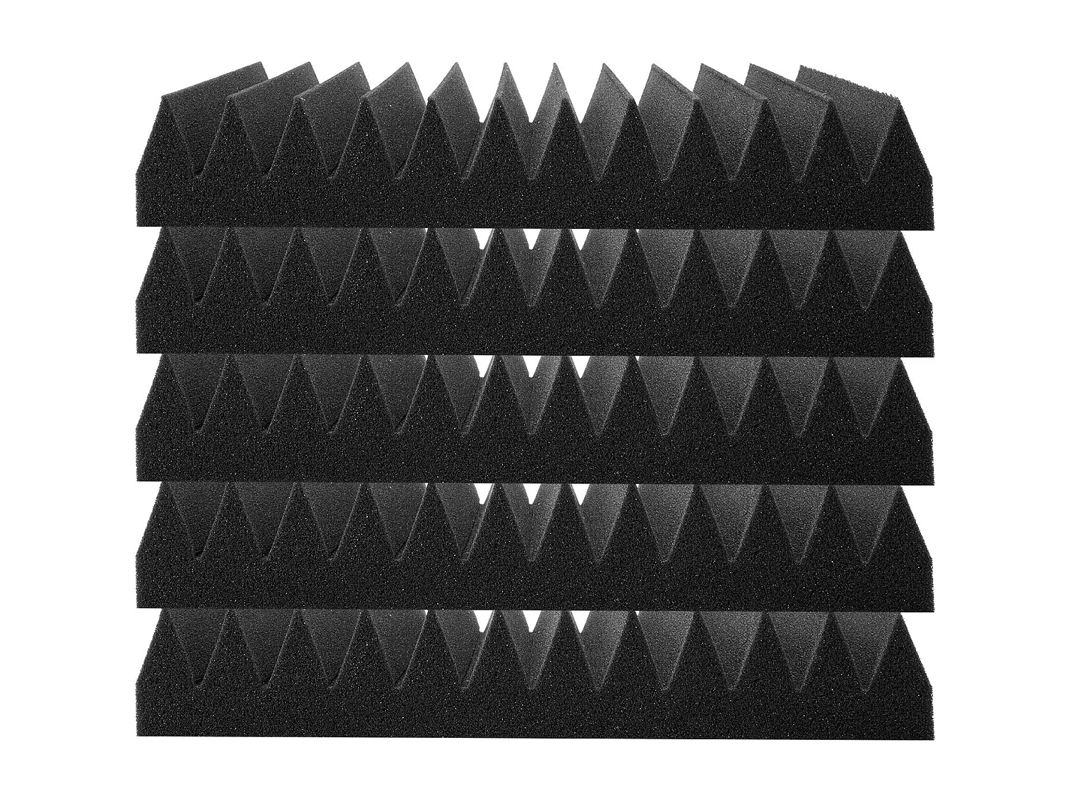 Panneaux en Mousse Acoustique SucceBuy Panneaux en Mousse Acoustique, Lot de 50, 30.48 x 30.48 x 5.08 cm pour Murs et Plafonds de Studio