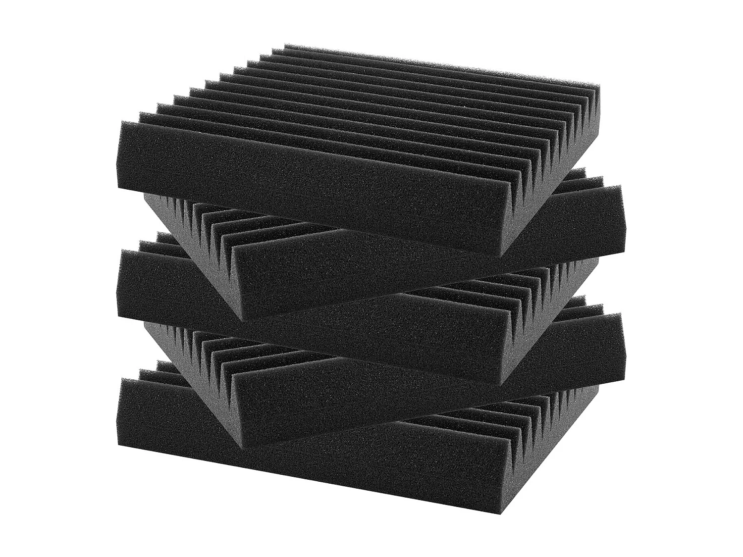 Panneaux en Mousse Acoustique SucceBuy Panneaux en Mousse Acoustique, Lot de 50, 30.48 x 30.48 x 5.08 cm pour Murs et Plafonds de Studio