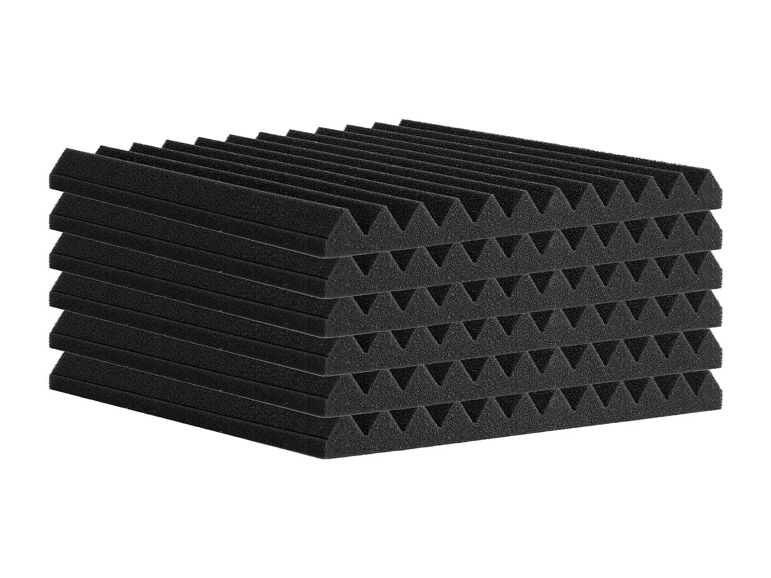 Panneaux en Mousse Acoustique SucceBuy Panneaux en Mousse Acoustique, Lot de 48, 30.48 x 30.48 x 2.54 cm, Adhésif pour Mur et Plafond