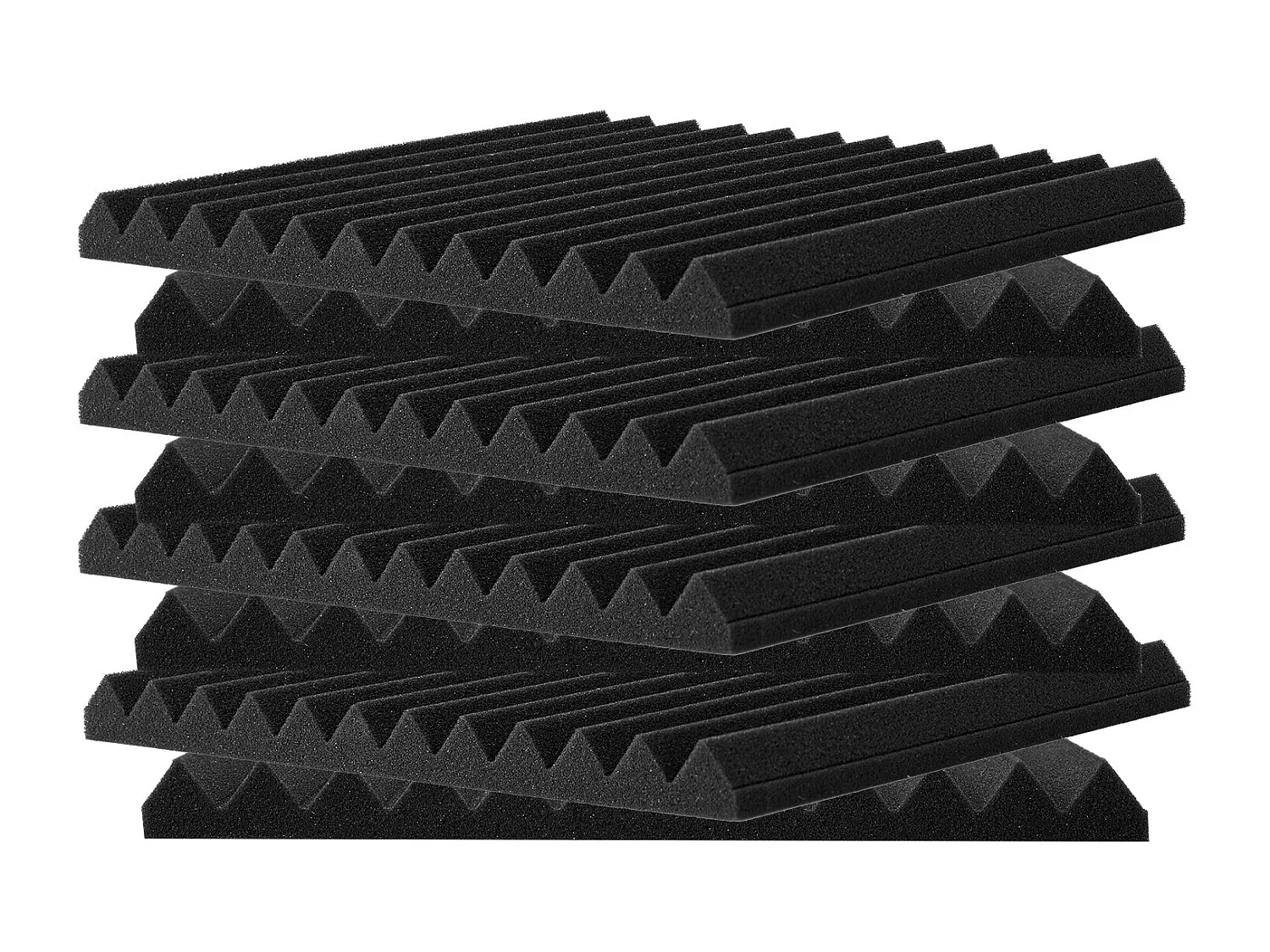 Panneaux en Mousse Acoustique SucceBuy Panneaux en Mousse Acoustique, Lot de 48, 30.48 x 30.48 x 2.54 cm, Adhésif pour Mur et Plafond