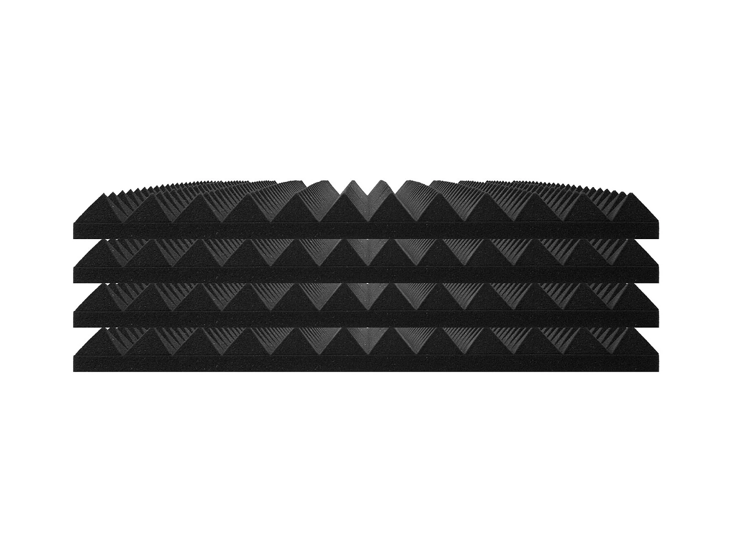 Panneaux en Mousse Acoustique SucceBuy Panneaux en Mousse Acoustique, Lot de 4, 121.92 x 60.96 x 5.08 cm pour Mur et Plafond de Studio