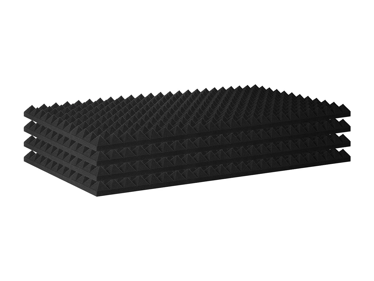 Pannelli in Schiuma Acustica SucceBuy Pannelli Acustici in Schiuma, Confezione da 4, 121.92 x 60.96 x 5.08 cm per Pareti e Soffitti di Studi