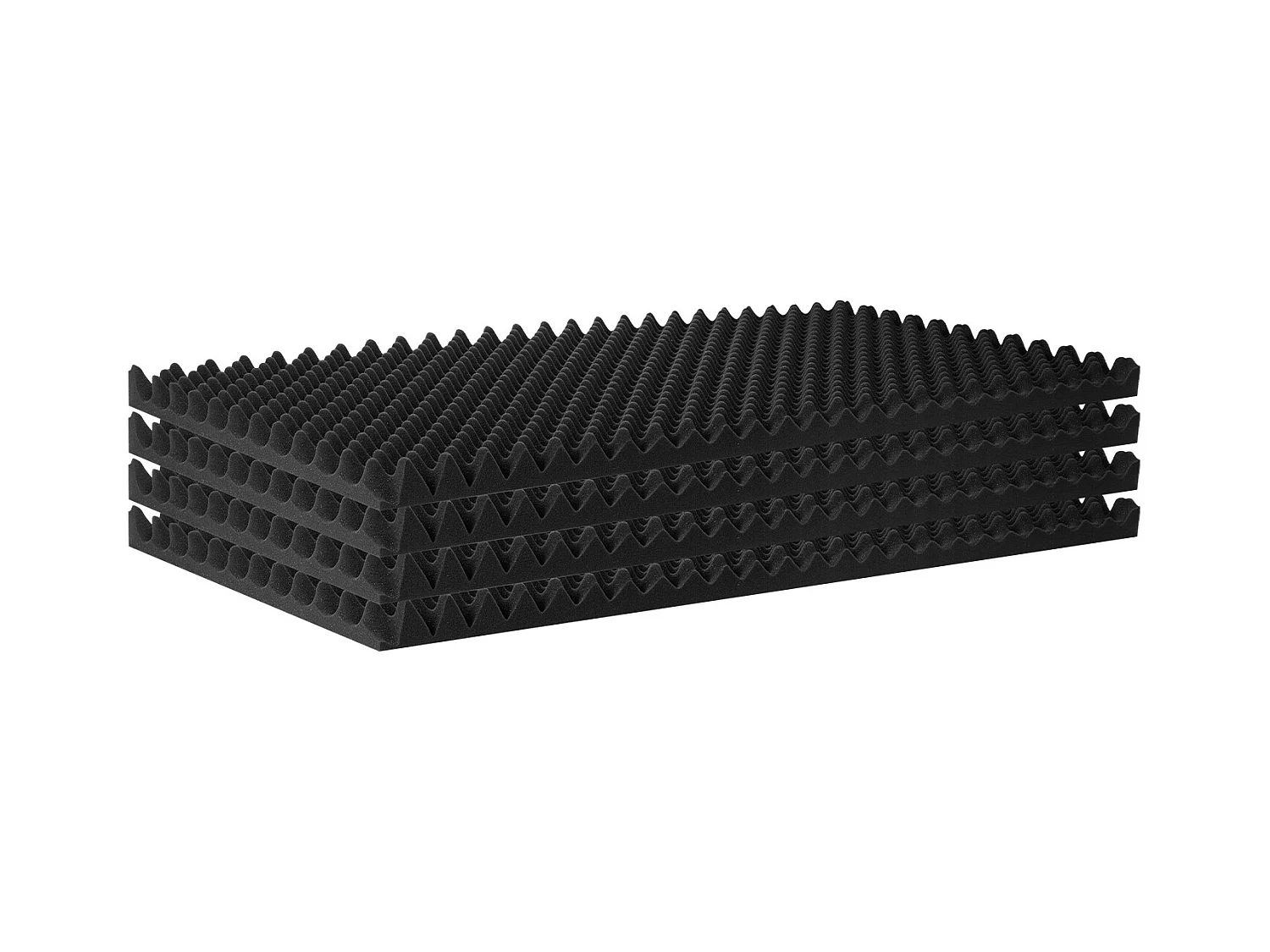 Panneaux en Mousse Acoustique SucceBuy Panneaux en Mousse Acoustique, Lot de 4, 121.92 x 60.96 x 5.08 cm pour Studio