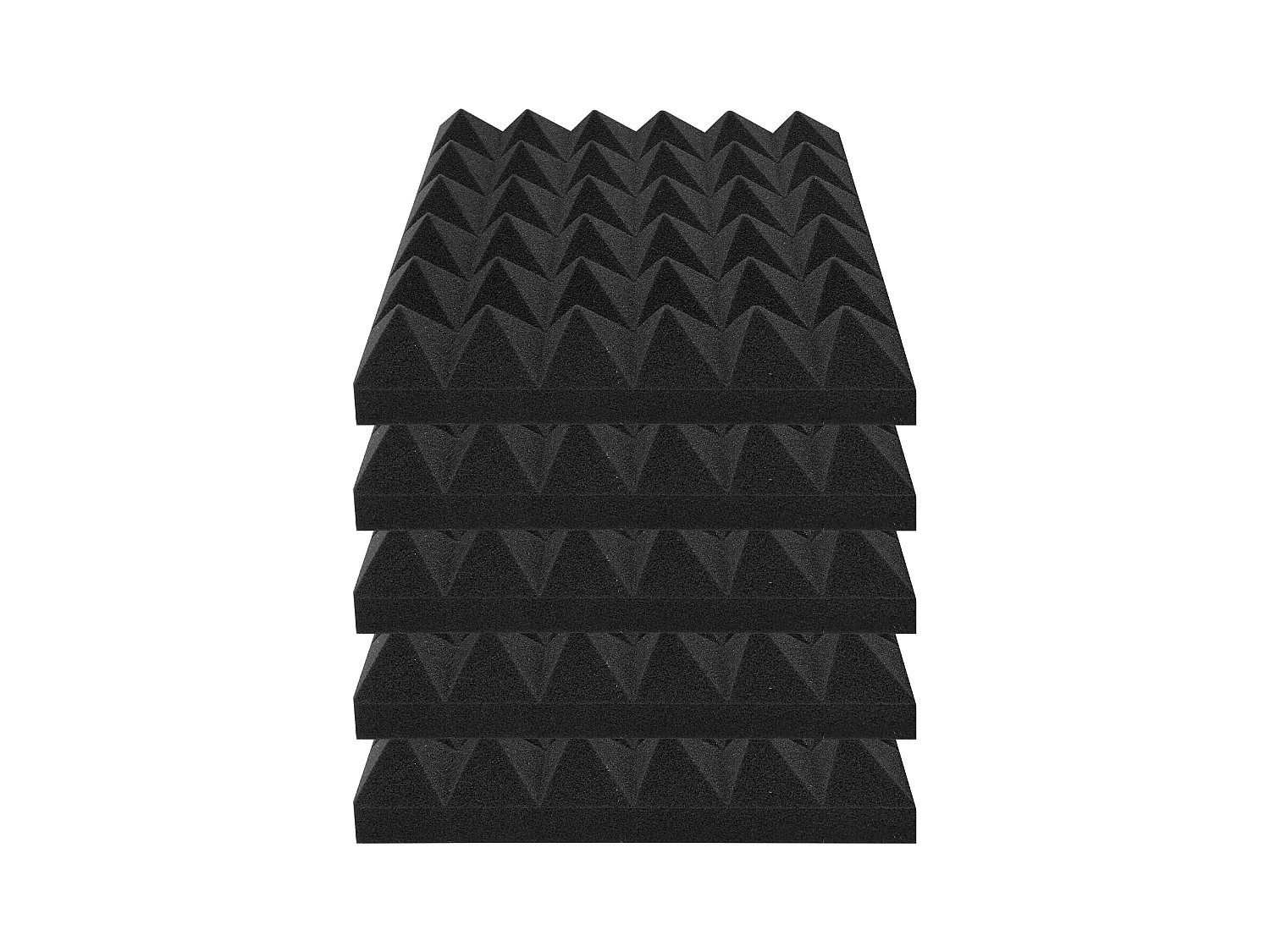 Panneaux en Mousse Acoustique SucceBuy Lot de 24 Panneaux en Mousse Acoustique 30.48 x 30.48 x 5.08 cm pour Studio