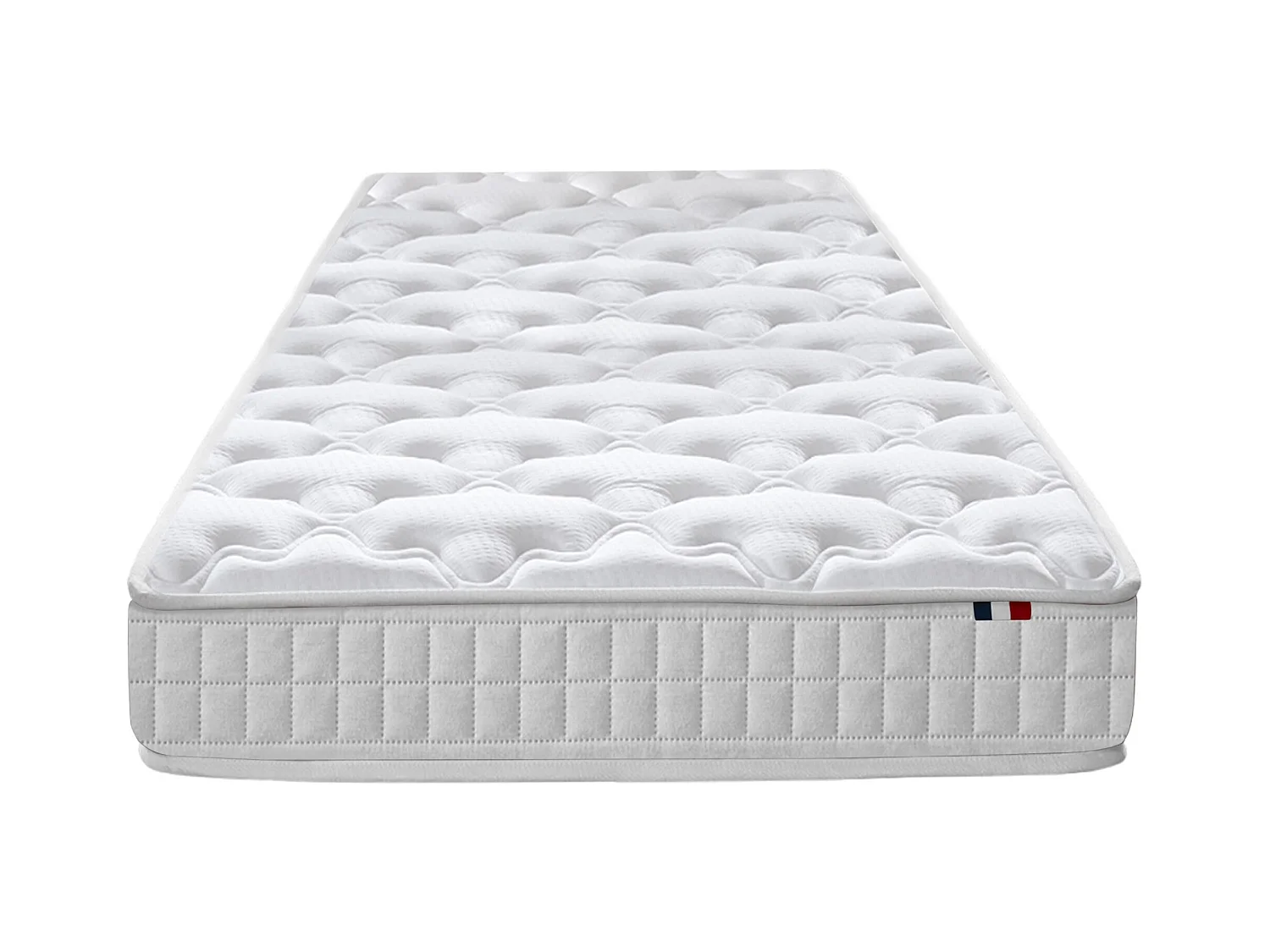 Matelas ressorts 5 zones réversible ETOILE - confort Made in France Dimensions - 90x200
