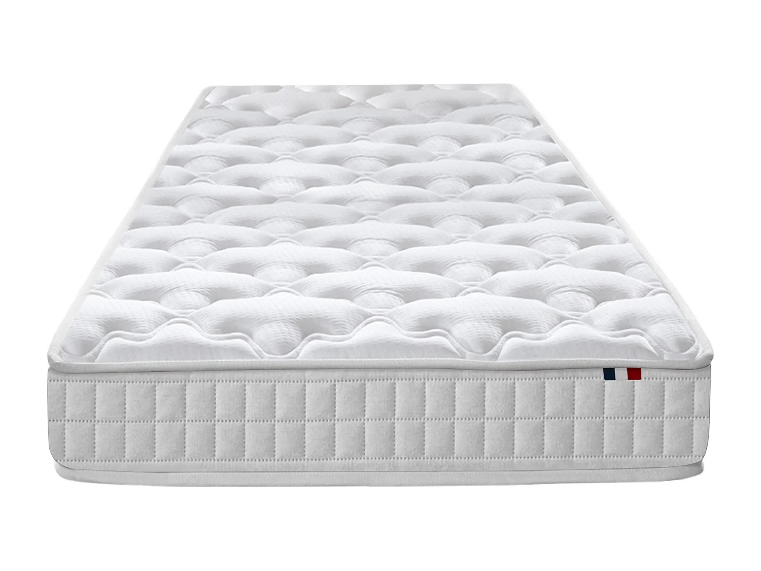 Matelas ressorts 5 zones réversible ETOILE - confort Made in France Dimensions - 90x200