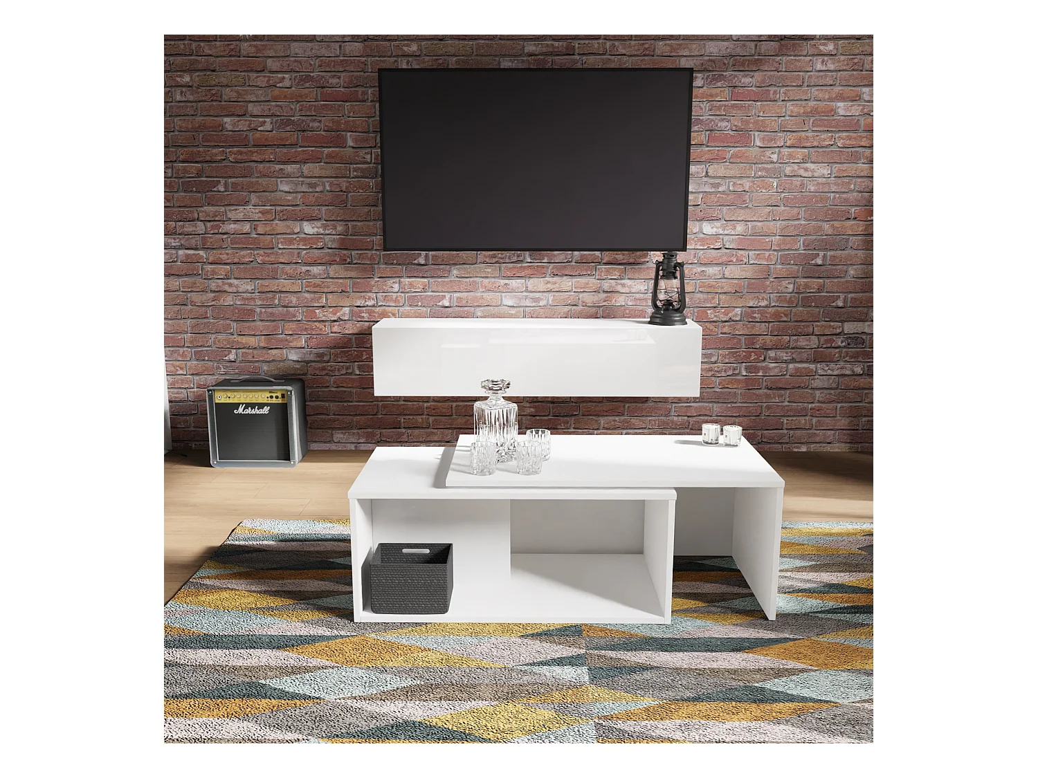 Zwevend TV-meubel 105 cm / 140 cm – Moderne Televisiekast voor de Woonkamer