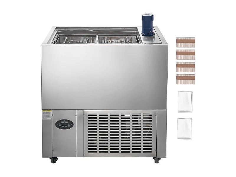 Máquina de Hielo Comercial SucceBuy, Conjunto de 4 Moldes, Máquina de Hielo de 120 Piezas