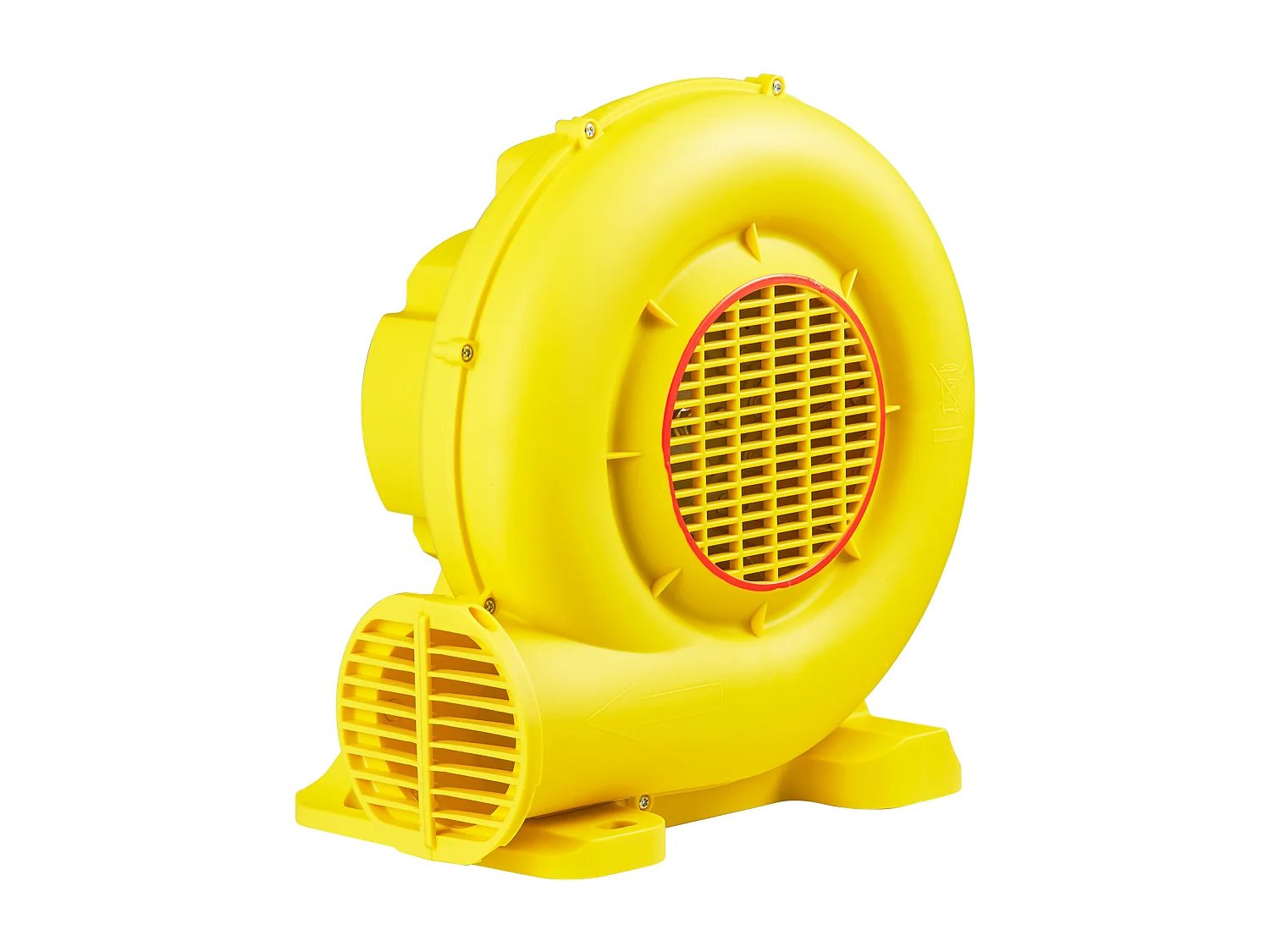 Souffleur d'Air SucceBuy Souffleur d'Air 450 W pour Château Gonflable, Pompe 0,6 CV, Pompe à Air Robuste, La Couleur est Jaune