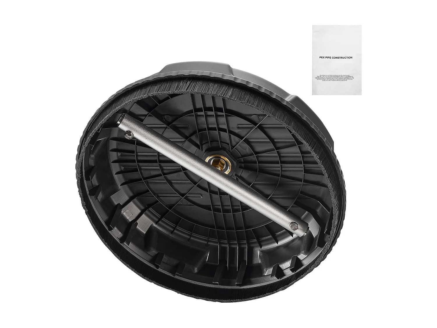 Oberflächenreiniger SucceBuy 38.5 cm Hochdruckreiniger, Schwarzer Kunststoff.