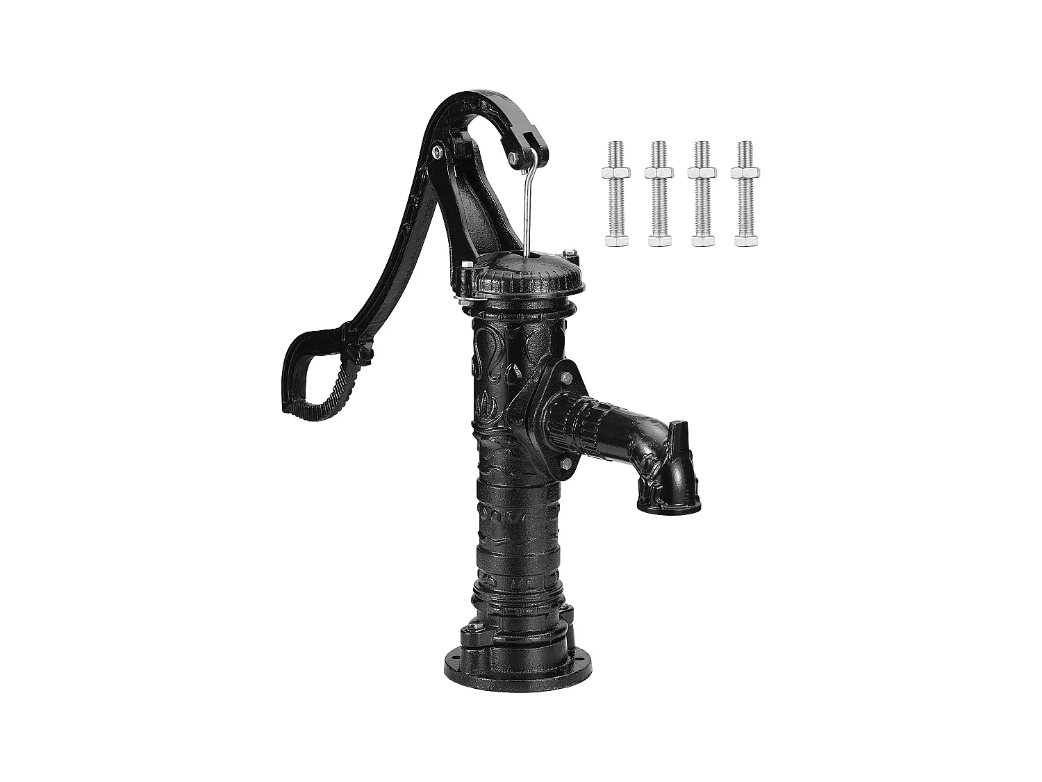 Pompe à Eau SucceBuy Antique Well Hand Pitcher Pump 670.56cm Max Lift Cast Iron Manual Water Pump (Pompe à Eau Manuelle en Fonte)