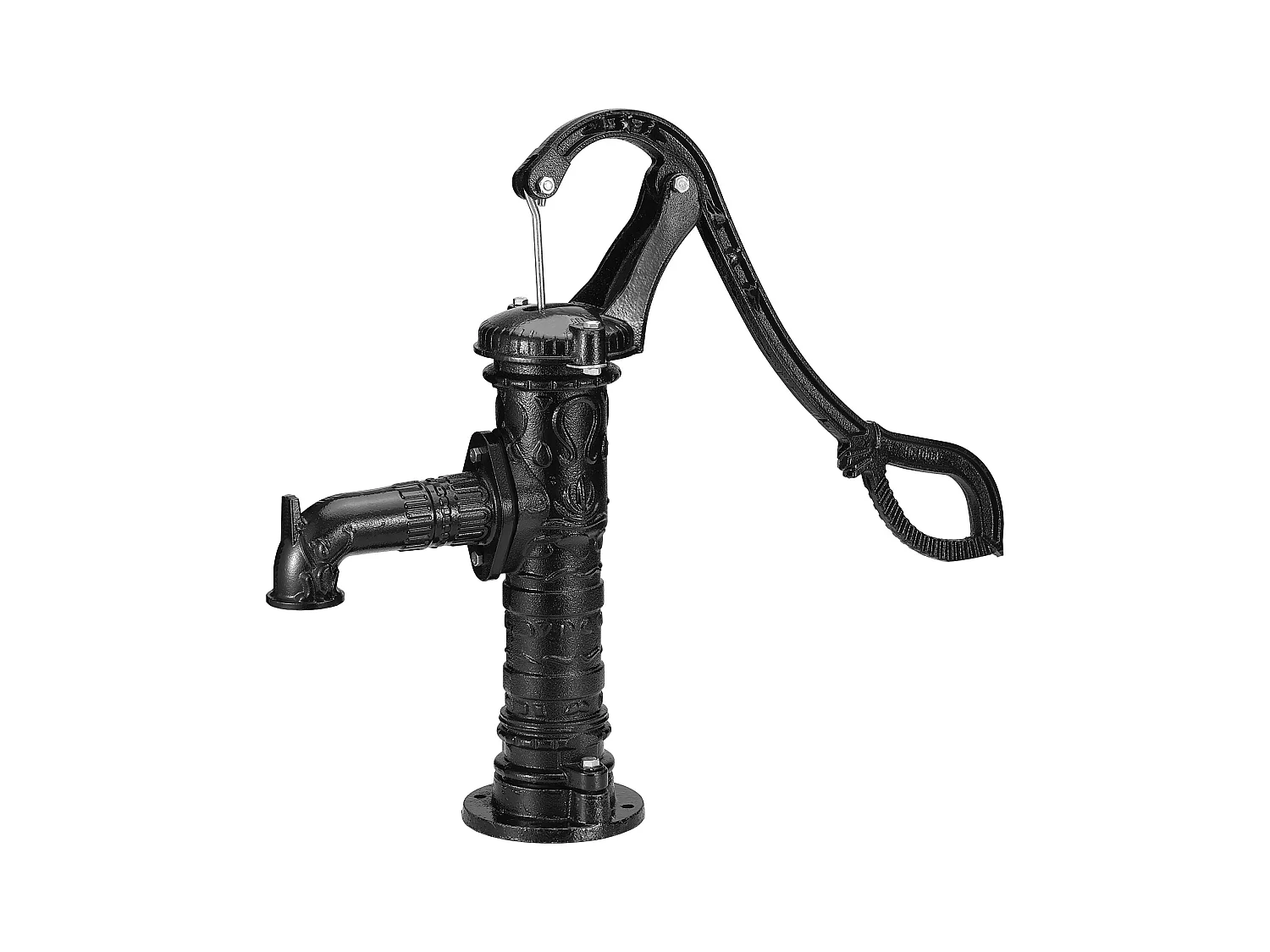 Pompe à Eau SucceBuy Antique Well Hand Pitcher Pump 670.56cm Max Lift Cast Iron Manual Water Pump (Pompe à Eau Manuelle en Fonte)